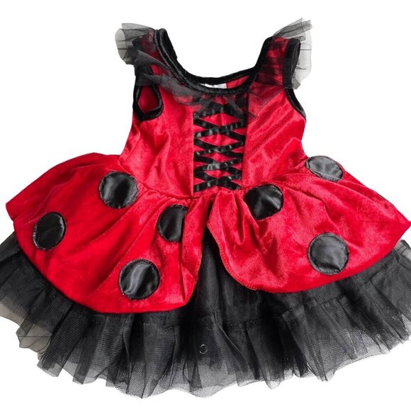 Fairy Dust Ladybug Lady Bug Toddler Tutu Halloween Costume Dress - Size 2T - Picture 1 of 6